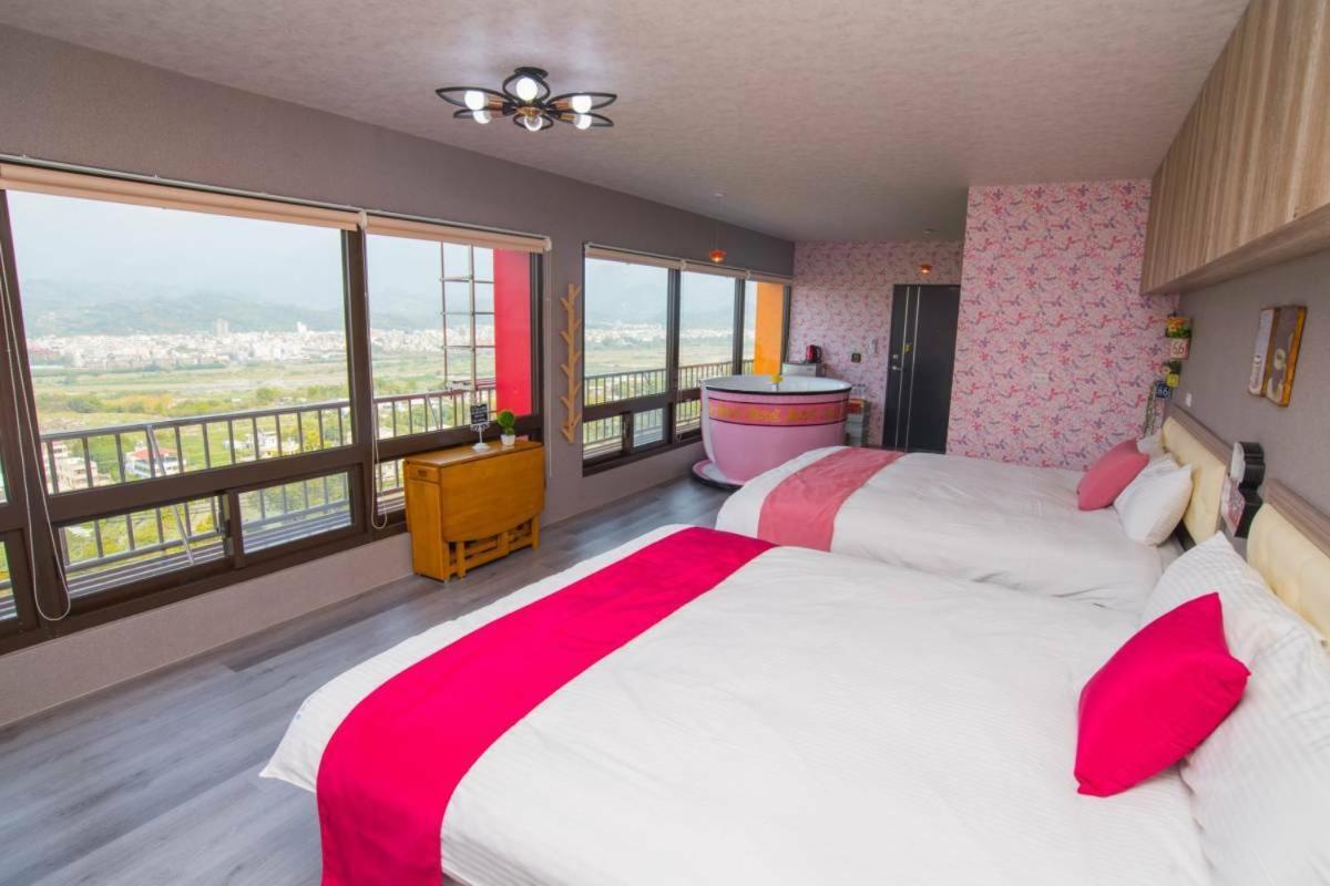 Rainbow Hill House彩虹山舍 Lägenhet Shigang Exteriör bild
